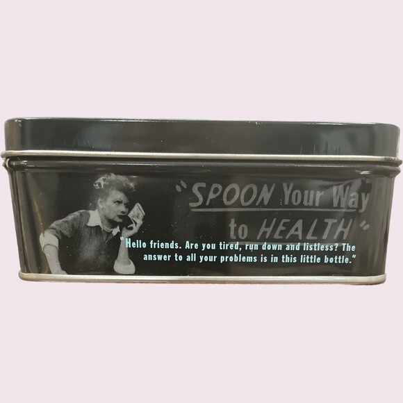 RARE NEW Fossil Limited Edition I Love Lucy Vitameatavegamin Black Leather Watch - Picture 4 of 8